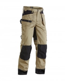 Pantalon artisan bicolore Blaklader beige/noir