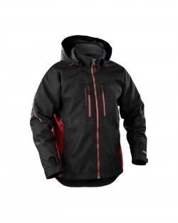 Veste technique hiver Noir/Rouge Blaklader‎