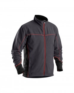 Veste micropolaire gris foncé/rouge Blaklader‎