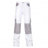 Pantalon de travail ALBATRE blanc - gris