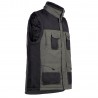 Gilet sans manches canvas ALI olive/noir