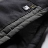 Gilet sans manches canvas ALI olive/noir