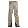 Pantalon de travail multipoches ANTRAS beige/noir