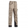 Pantalon de travail multipoches ANTRAS beige/noir