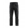 Pantalon services denim stretch noir