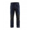 Pantalon services Blaklader denim stretch Marine/Noir 