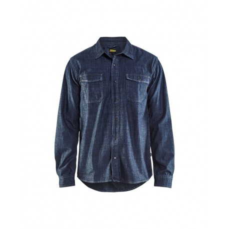 Chemise Denim Blaklader Marine