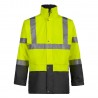 Veste de pluie haute visibilité North Ways "Bandit" jaune fluo