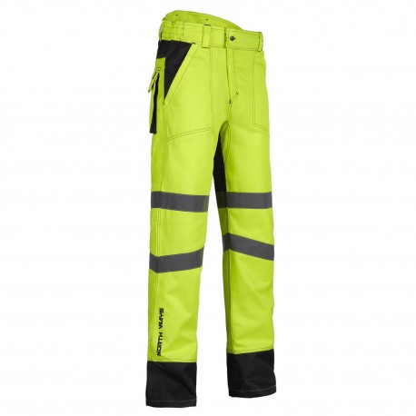 Pantalon haute visibilité North Ways Bellus  jaune fluo