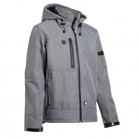 Veste softshell North Ways FLORES 1133 gris chiné