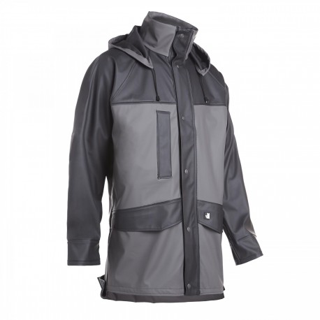 Veste de pluie Flexydry unisexe North Ways Moray 9224 gris/noir