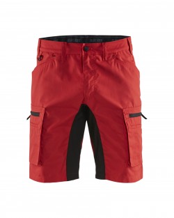 Short services stretch rouge/noir Blaklader
