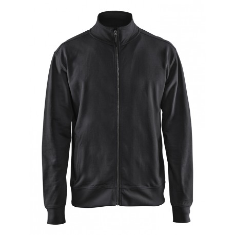 Sweat zippé Blåkläder manches longues Noir