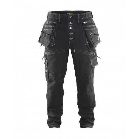 noir Pantalon X1900 artisan CORDURA® DENIM stretch 2D