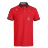 Polo homme Horten North Ways rouge gris
