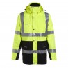 Parka haute visibilité 4 en 1 Wellington North Ways jaune fluo