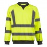 Sweat haute visibilité Néon North Ways jaune fluo