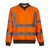 Sweat haute visibilité Néon North Ways orange fluo