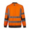 Sweat haute visibilité Néon North Ways orange fluo