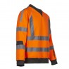 Sweat haute visibilité Néon North Ways orange fluo