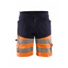 Short haute-visibilité +stretch Blaklader marine/orange