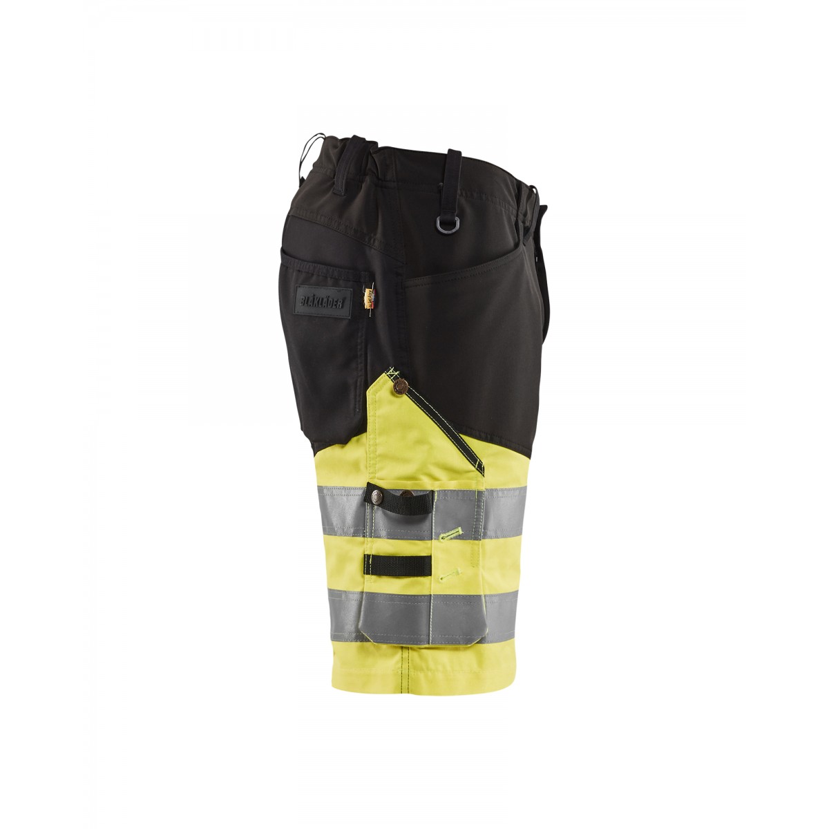 Pantalon Haute Visibilité Blaklader - Noir/jaune, Taille C62, Poches Renforcées, Conforme EN 20471