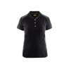 Polo Femme Blaklader noir/gris