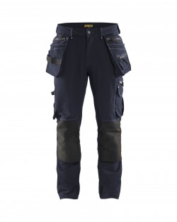 marine-noir Pantalon X1900 artisan stretch 4D 