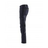 marine-noir Pantalon Blaklader X1900 artisan stretch 4D sans poches flottantes