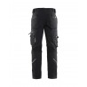 noir Pantalon Blaklader X1900 artisan stretch 4D sans poches flottantes