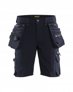 marine-noir Short X1900 artisan stretch 4D Blaklader