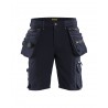 marine-noir Short X1900 artisan stretch 4D Blaklader