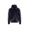 marine-noir - Sweat zippé à capuche Blaklader