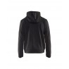 noir-gris - Sweat zippé à capuche Blaklader