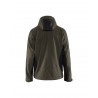 vert-olive-noir Veste Softshell à capuche Blaklader