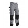 Pantalon artisan bicolore gris/noir