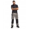 Pantalon X1900 artisan artisan Cordura NYCO gris claire