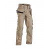 Pantalon Artisan poches libres beige antique