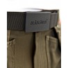Pantalon Artisan poches libres vert olive / noir