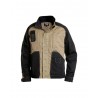 Veste profil  bicolore beige/noir