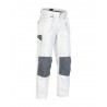 Pantalon peintre blanc