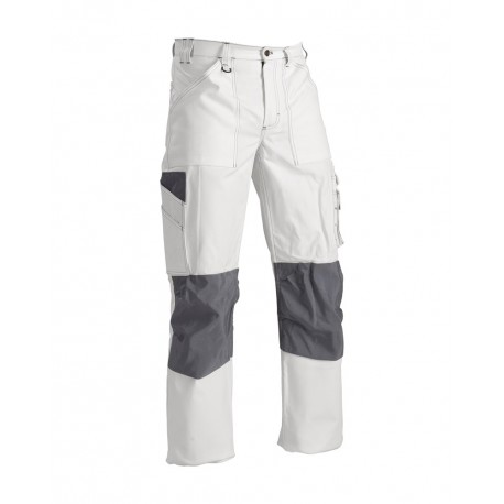 Pantalon peintre blanc