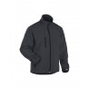 Veste Softshell légère gris anthracite/noir