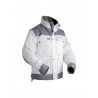 Veste peintre hiver blanc/gris