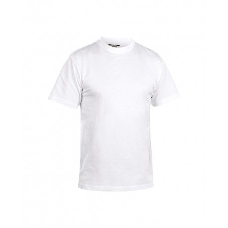 T-shirt col rond blanc