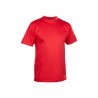 T-shirt col rond rouge