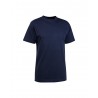 T-shirt col rond marine