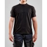 T-shirt col rond noir