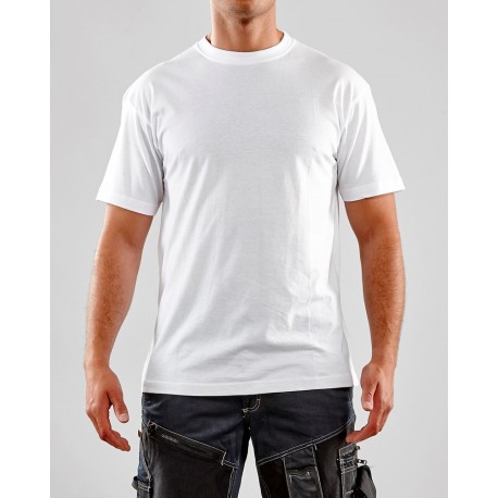 Pack x5 T-Shirts col rond blanc