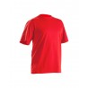 Pack x5 T-Shirts col rond rouge